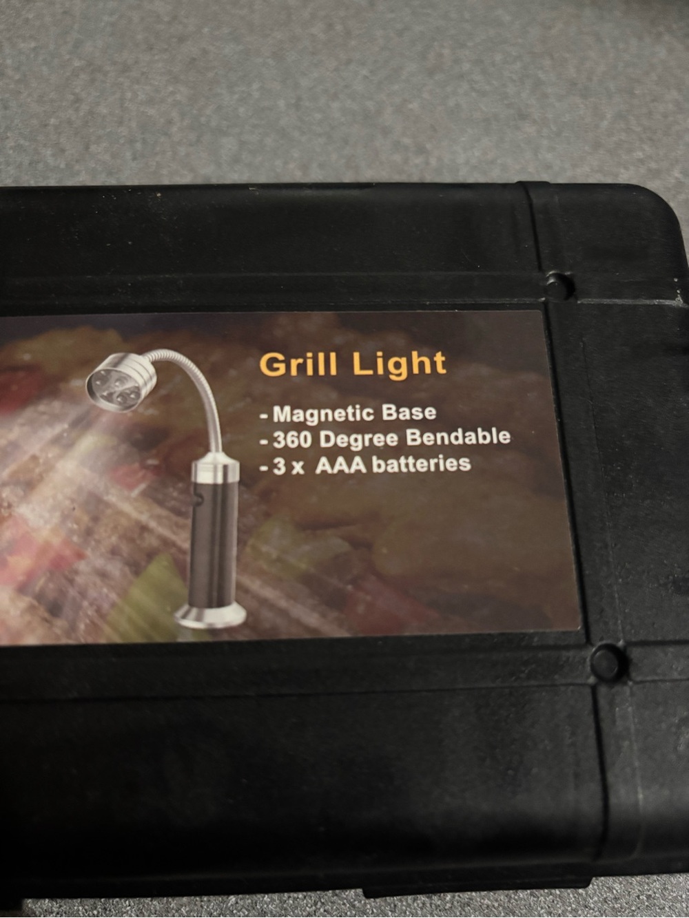Magnetic Grill LED Reading Light - Black